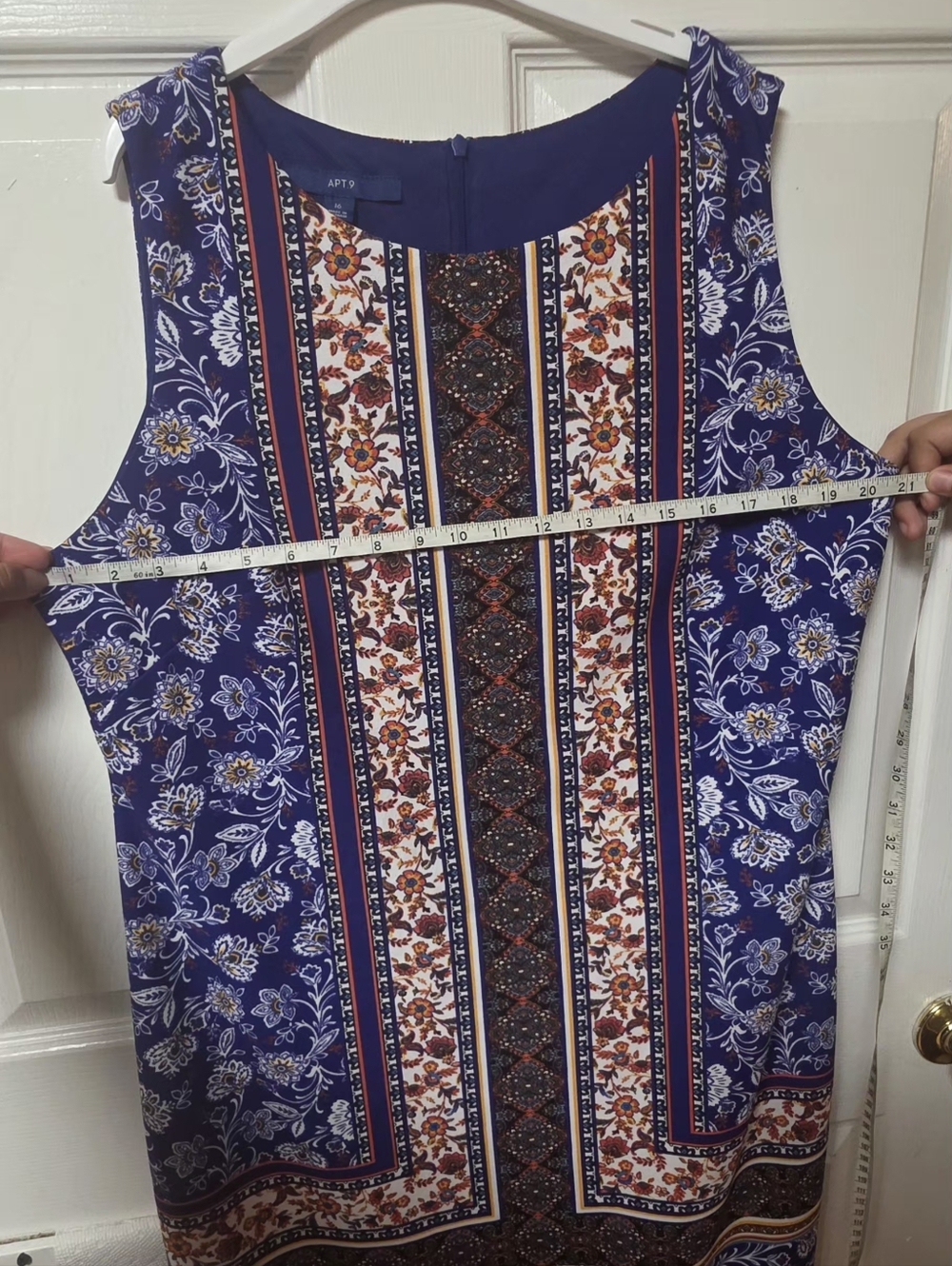 "Batch of 2 Apt dresses 9.Size XL/16 - Paisley and Fuchsia print" - Picture 14 of 16